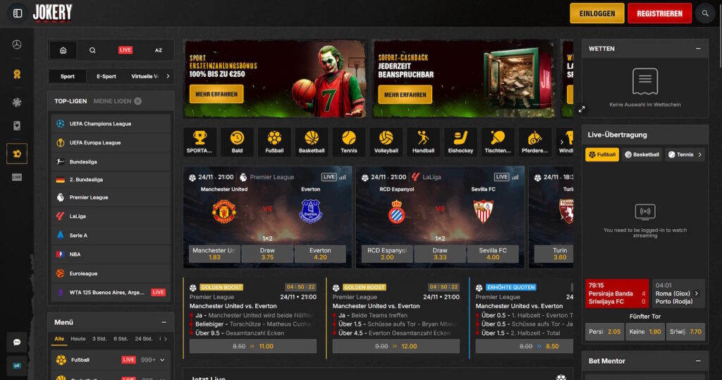 Jokery Sportwetten